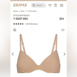 Skims Fits Everybody Bra- Clay 36DD